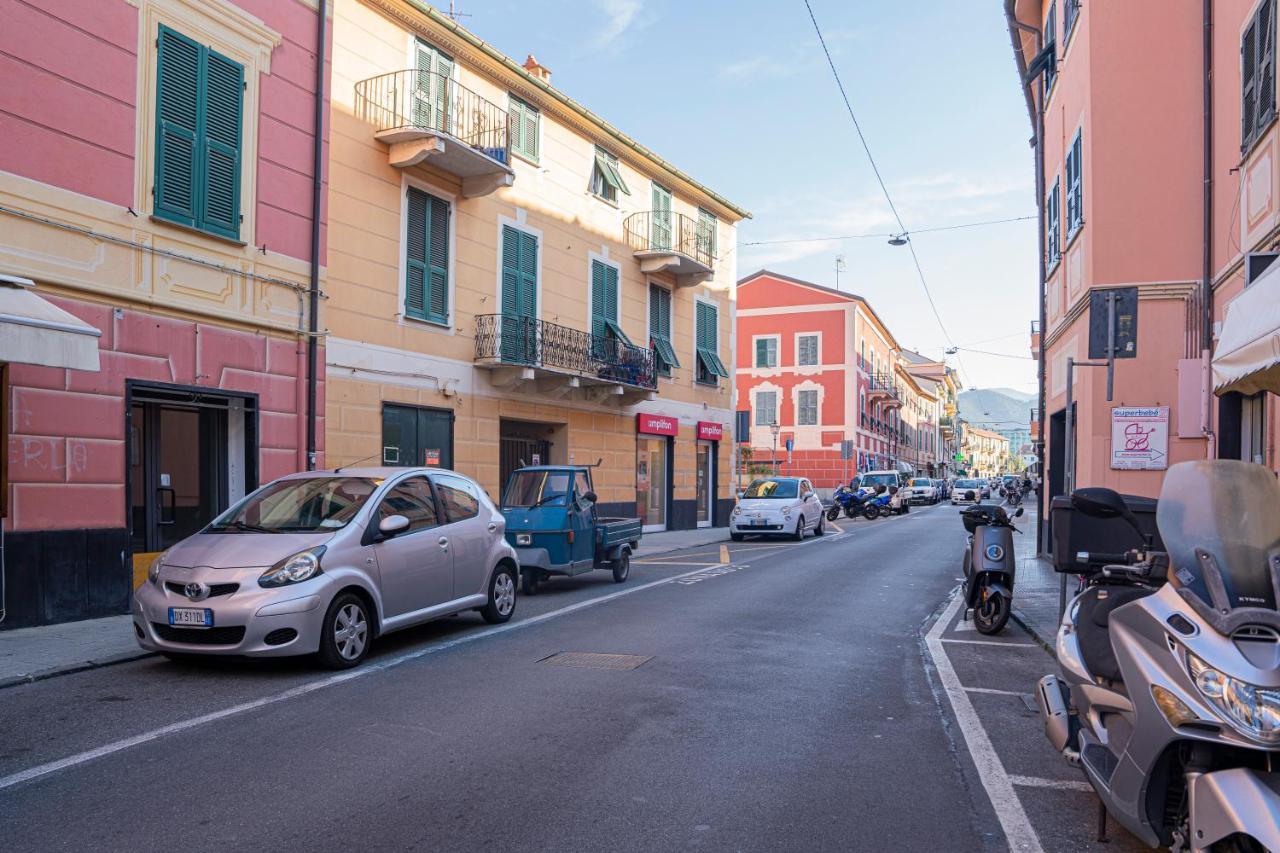 077 - Casa Fede In Centro, 500Metri Da Mare E Spiaggia Sestri Levante Eksteriør bilde